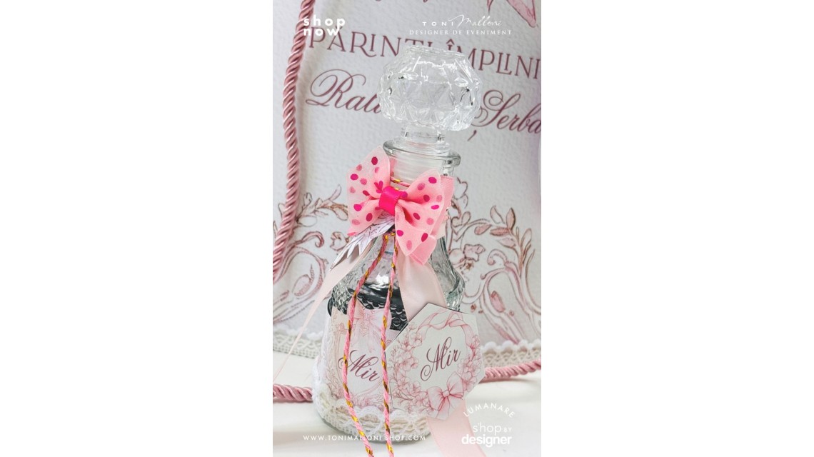 Trusou de Botez Bow Fairy Garden Personalizat pentru Fetițe 5